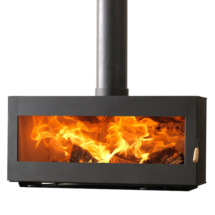 Burley Westhay 10 Panoramic Wood Stove - Black