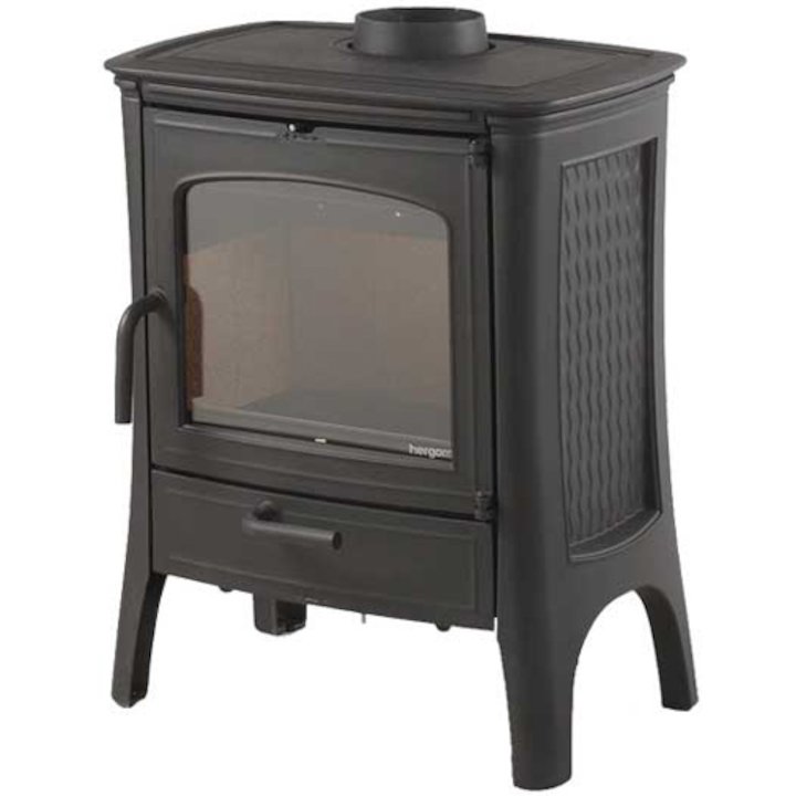 Hergom E20 NS Wood Stove - Black