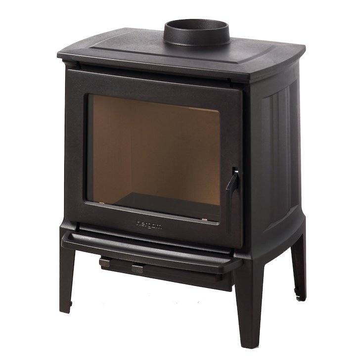 Hergom E30 Small Wood Stove - Black
