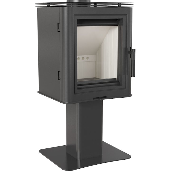 Kratki Koza K5 Pedestal Wood Stove - Black