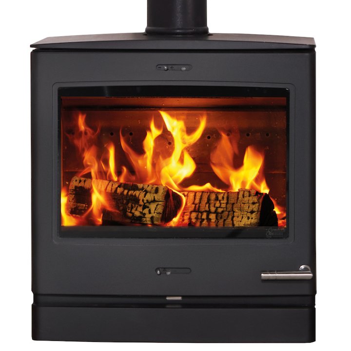 Yeoman CL5 Wide Wood Stove - Black
