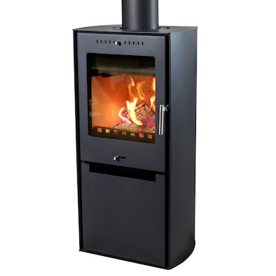 Lacunza Vulcano 7t Wood Burning Range Cooker Enamel Ivory Cast