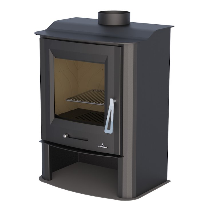 Bronpi Avila Wood Stove - Black