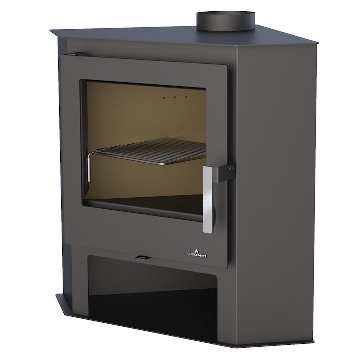 Bronpi Lerma Wood Stove - Black