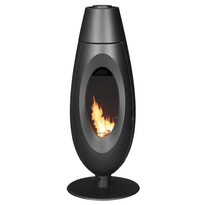 Invicta Ovatio Wood Stove - Anthracite