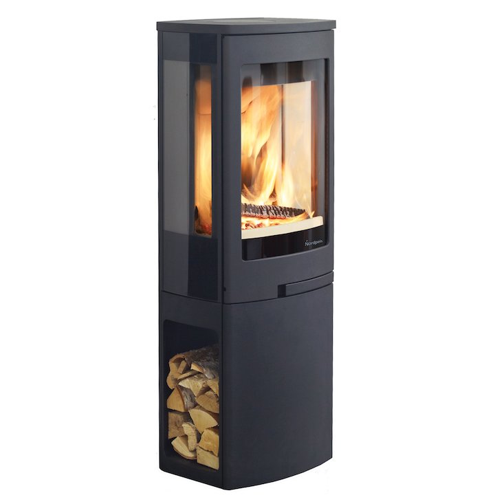 Nordpeis Duo 2 Wood Stove - Black