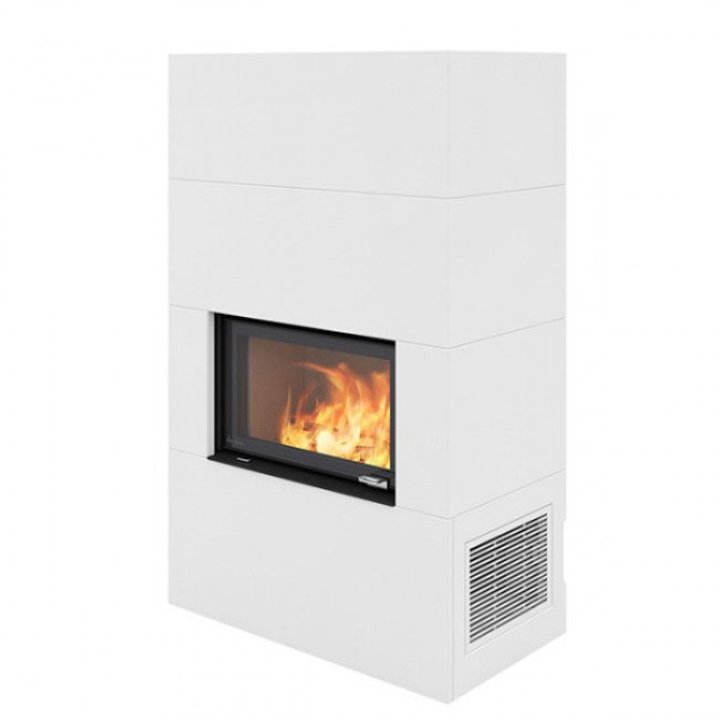 Nordpeis Panama Q23FL Wood Stove - White