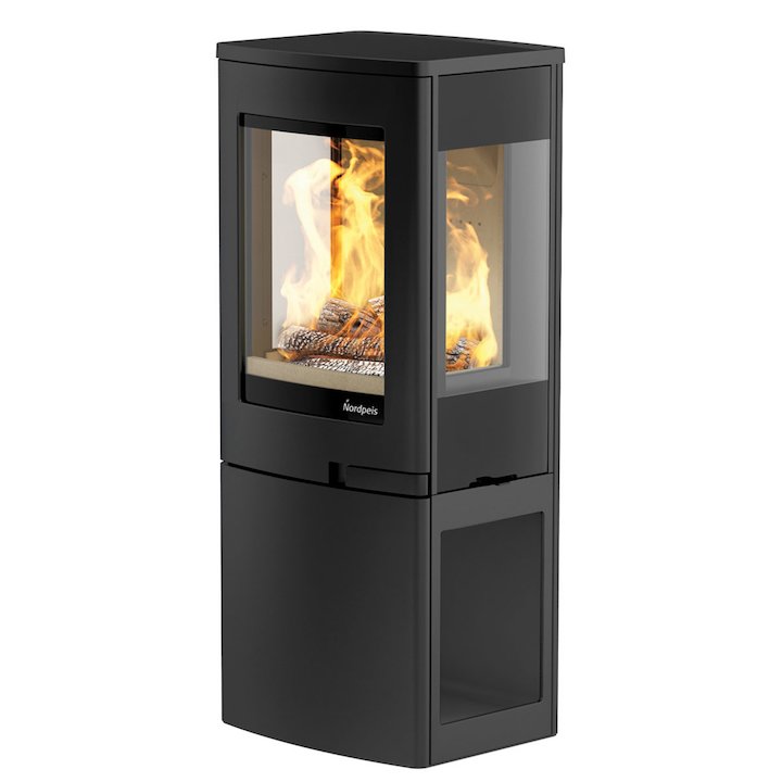 Nordpeis Uno 2 Wood Stove - Black