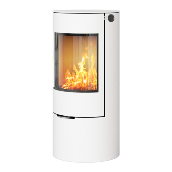 Rais Viva 100L Wood Stove White Metal Framed Door Solid Sides - White