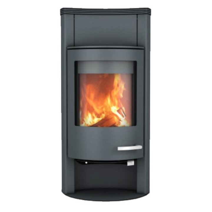 Skantherm Beo Wood Stove Grey Concave Top - Grey