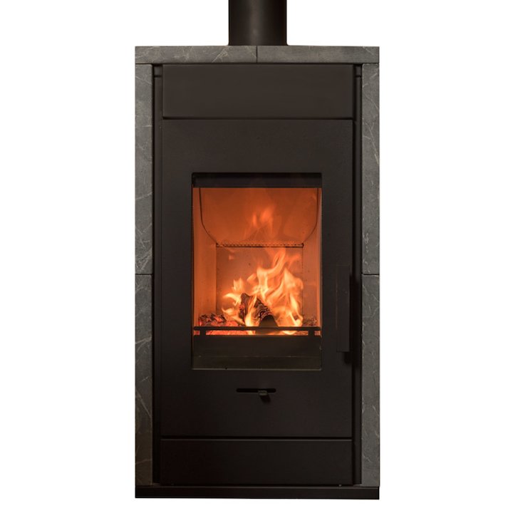 Wanders Pecan Eco Small Wood Stove - Black