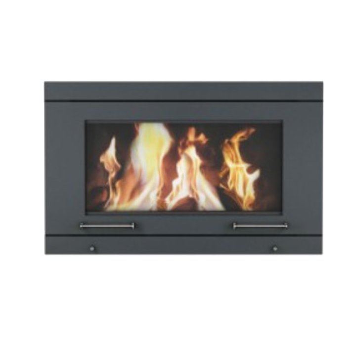 Skantherm Balance Wall Mounted Wood Stove - Black