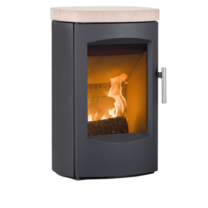 Heta Scanline 7C Wall Mounted Multifuel Stove