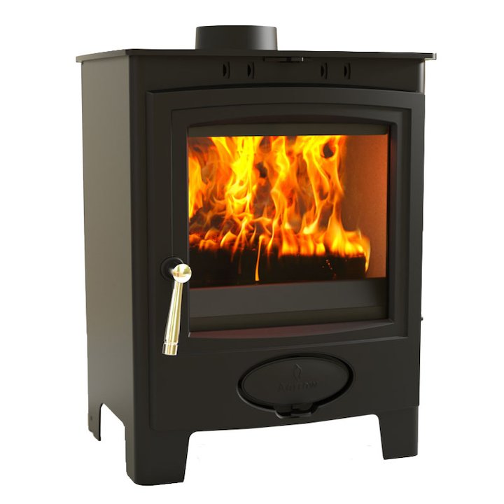 Arada Ecoburn Plus 5 Multifuel Stove - Midnight Black