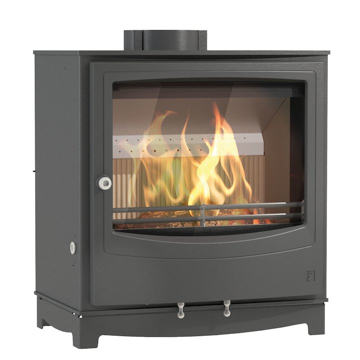 Arada Farringdon Large Multifuel Stove - Midnight Black