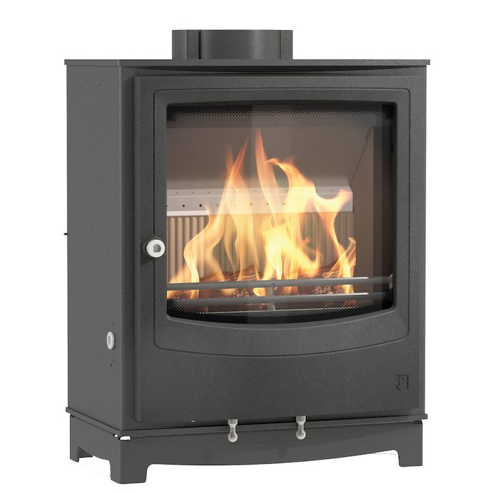 Arada Farringdon Medium Multifuel Stove - Midnight Black