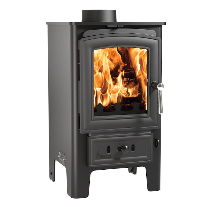 Arada Puffin 4 Multifuel Stove - Midnight Black