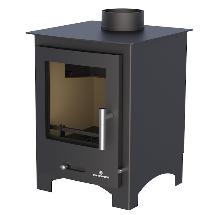 Bronpi Oxford Multifuel Stove - Black
