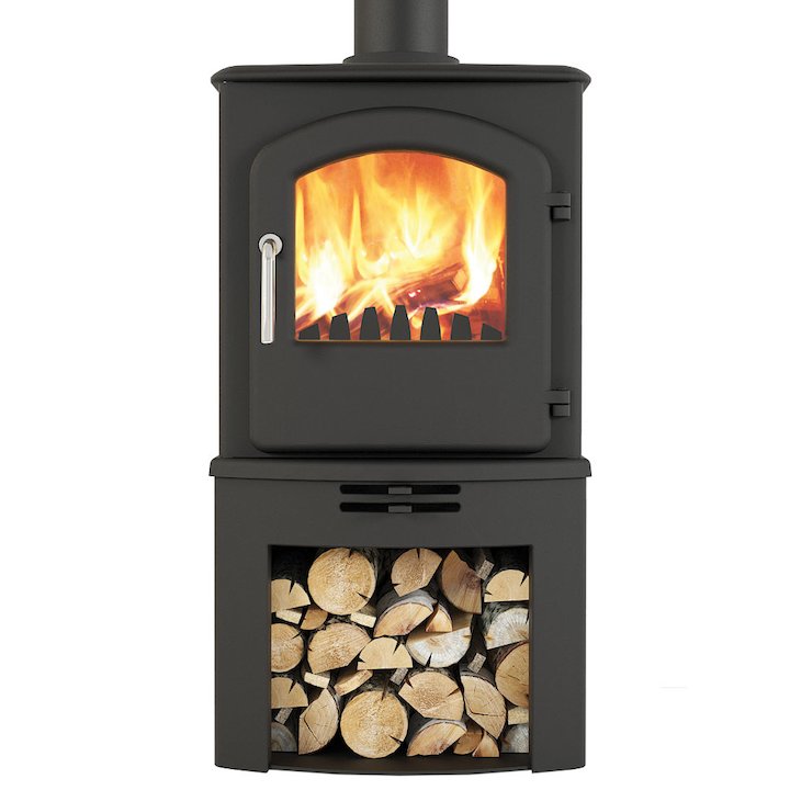 Broseley Serrano 5 Logstore Multifuel Stove - Black