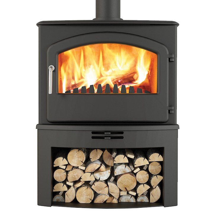 Broseley Serrano 7 Logstore Multifuel Stove - Black