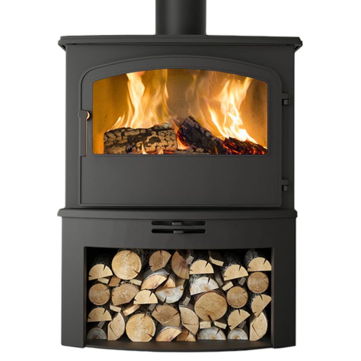 Broseley Monterrey 7 Logstore Multifuel Stove - Black