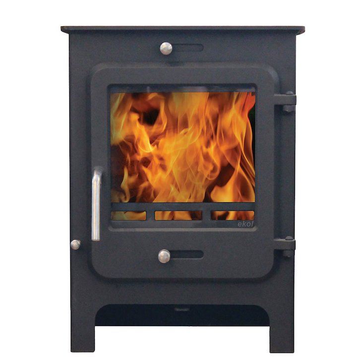 Ekol Clarity 8 Multifuel Stove - Black