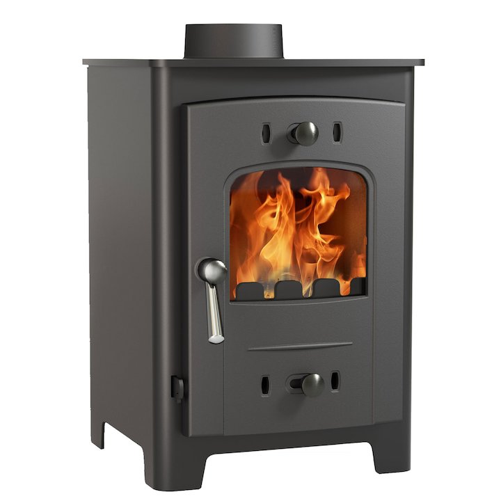 Hamlet Hardy 4 Multifuel Stove - Black