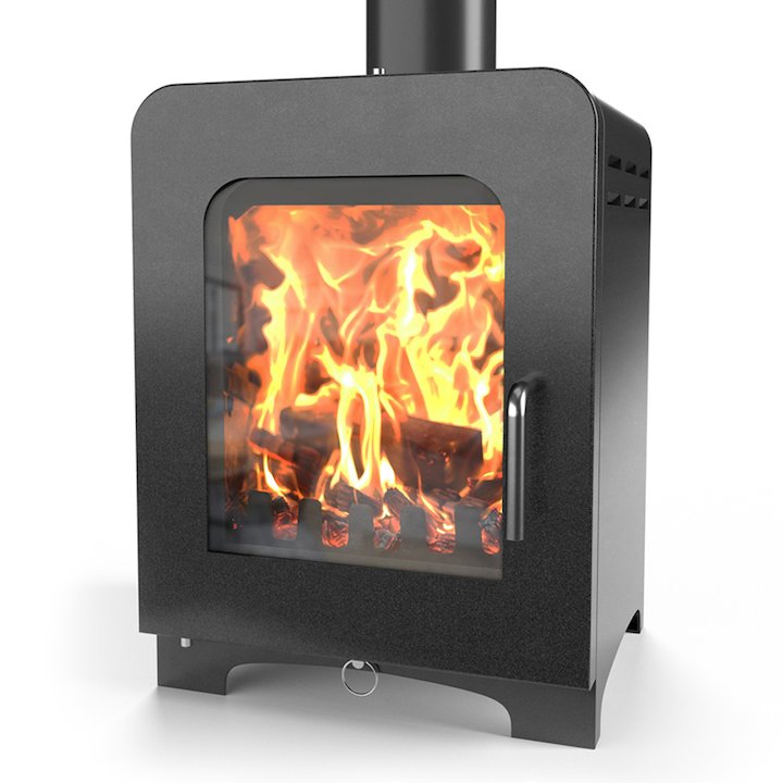 Saltfire ST2 Multifuel Stove - Metallic Black