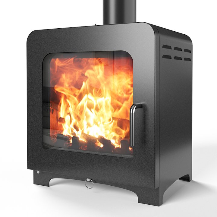 Saltfire ST4 Multifuel Stove - Metallic Black