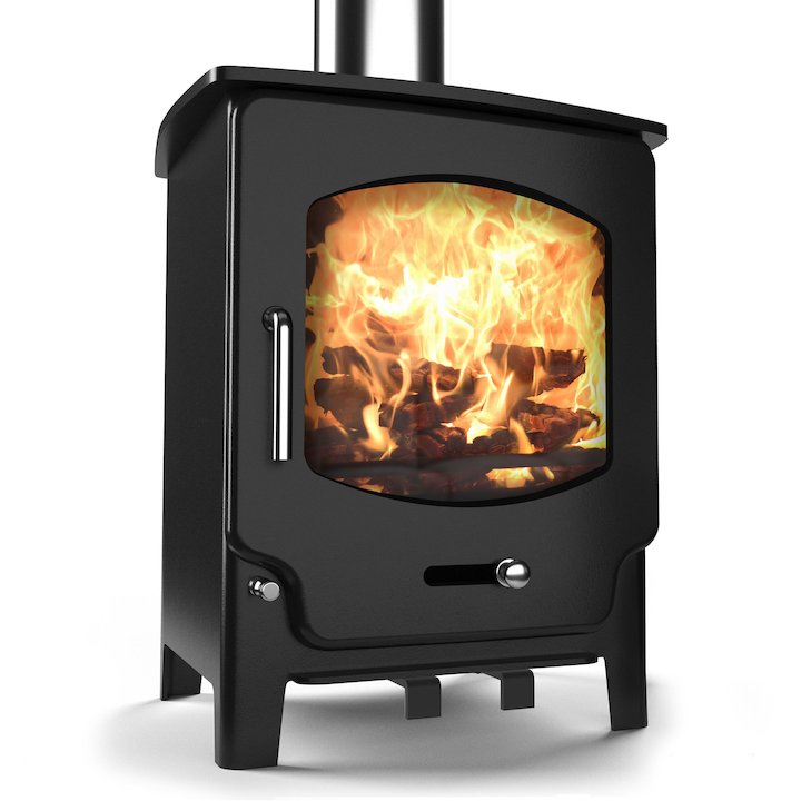 Saltfire ST X5 Multifuel Stove - Metallic Black