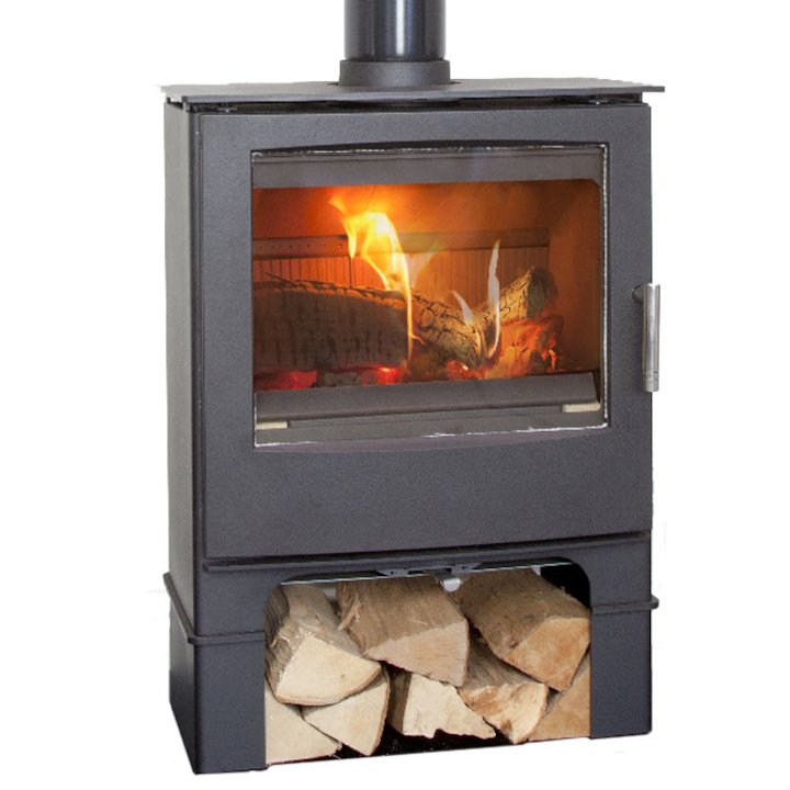 Mendip Woodland Logstore Multifuel Stove - Black