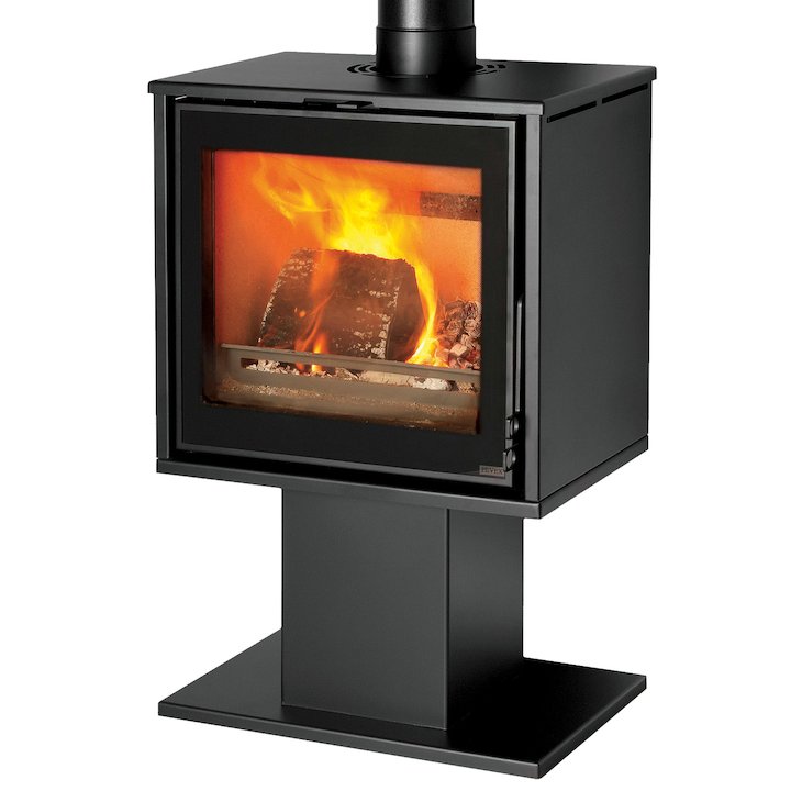 Pevex Serenity 50 Pedestal Multifuel Stove - Black