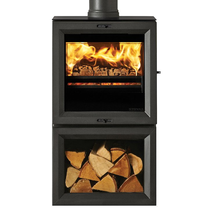 Stovax View 5 Midline Multifuel Stove - Black