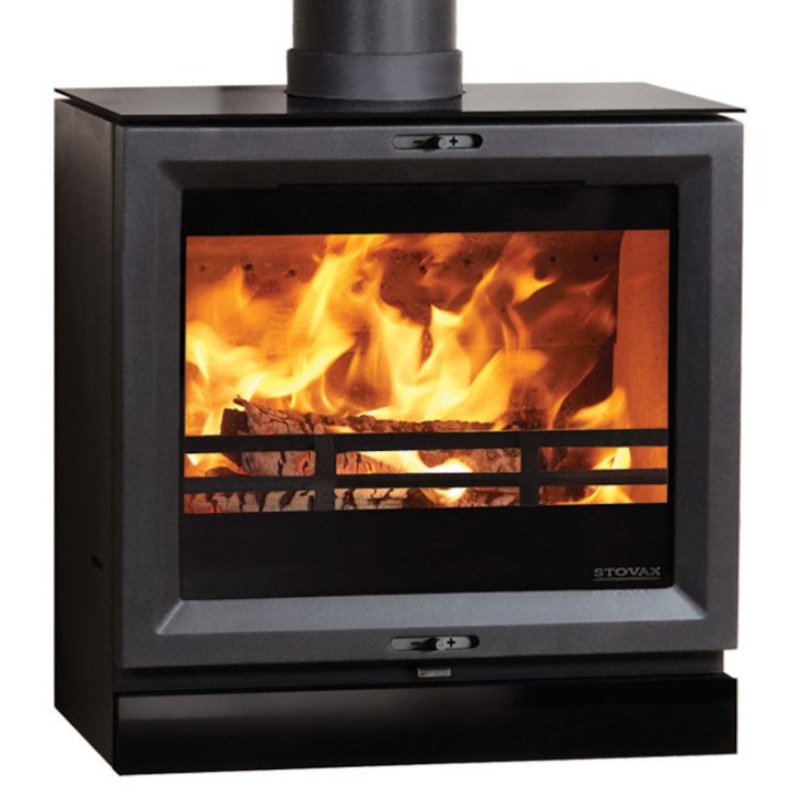 Stovax View 8 Multifuel Stove - Black
