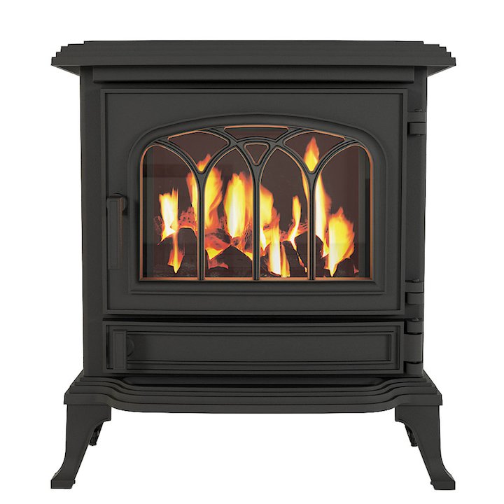 Broseley Canterbury Conventional Flue Gas Stove - Black