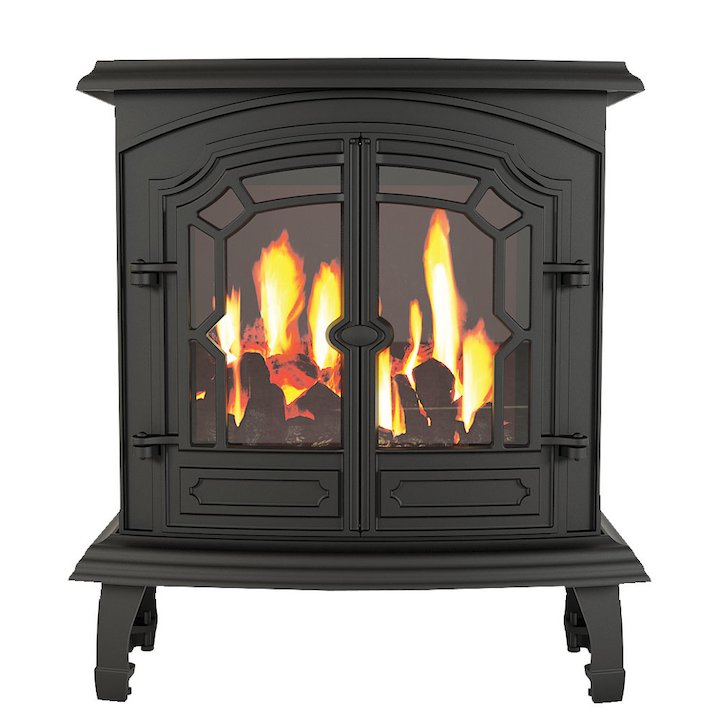 Broseley Lincoln Conventional Flue Gas Stove - Black