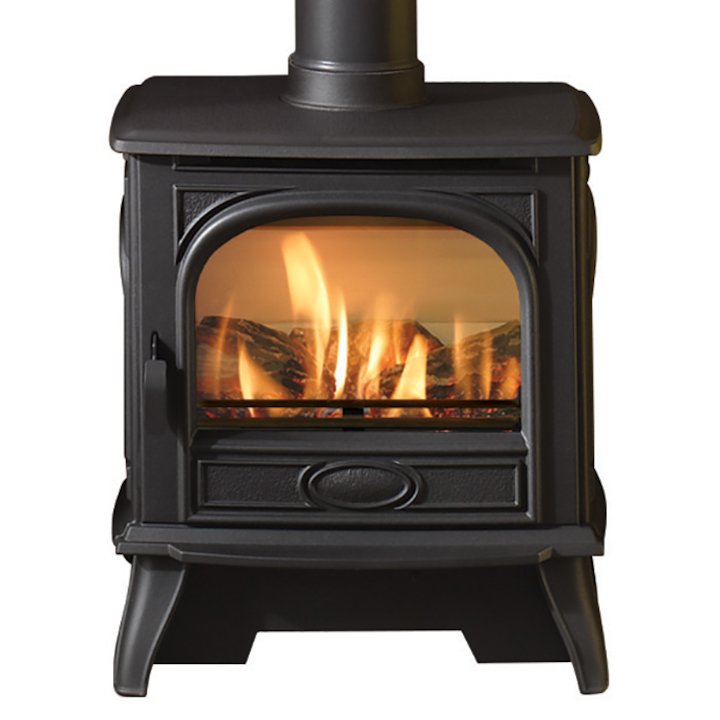 Dovre 280 Balanced Flue Gas Stove - Black