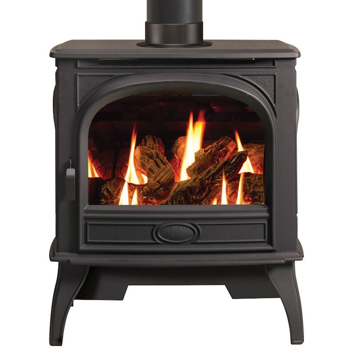 Dovre 425 Conventional Flue Gas Stove - Black