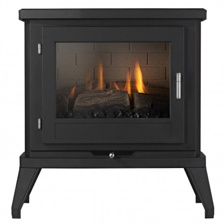 Ekofires 6030 Flueless Gas Stove - Black