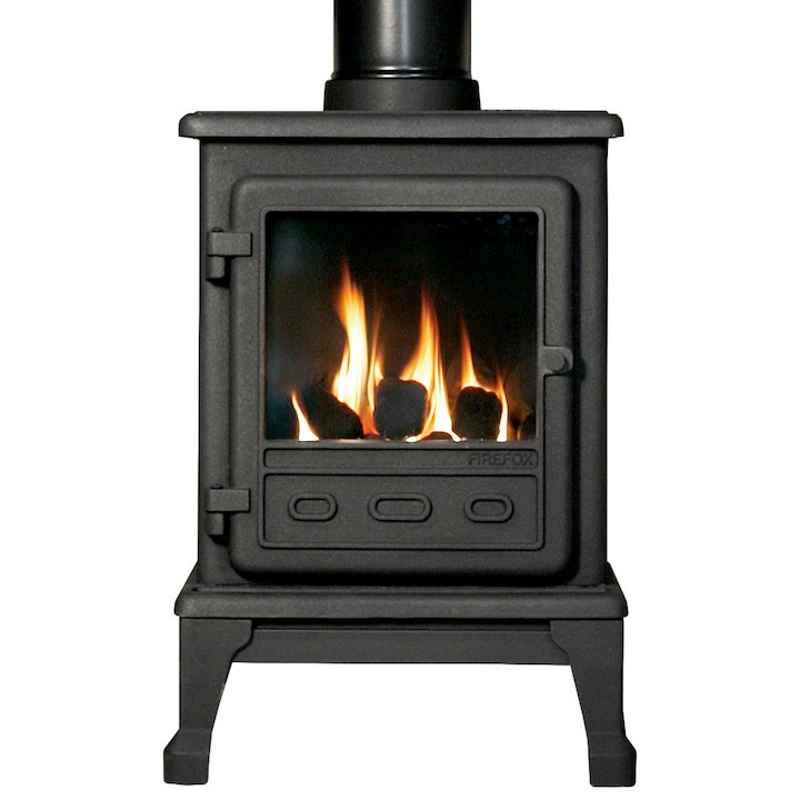 Gallery Firefox 5 Conventional Flue Gas Stove - Black