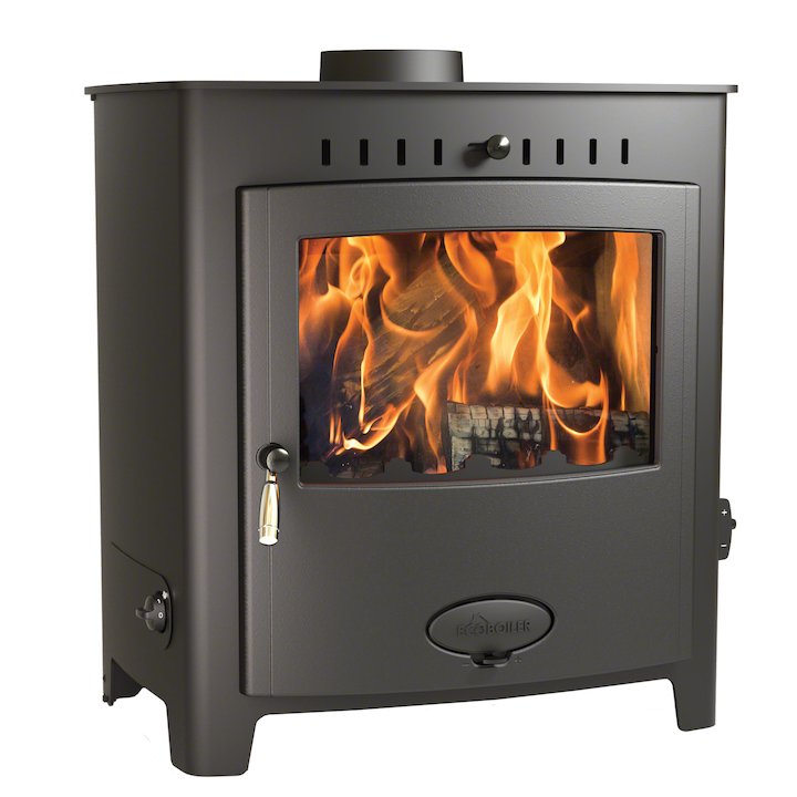 Arada Ecoboiler 25 HE Multifuel Boiler Stove - Midnight Black