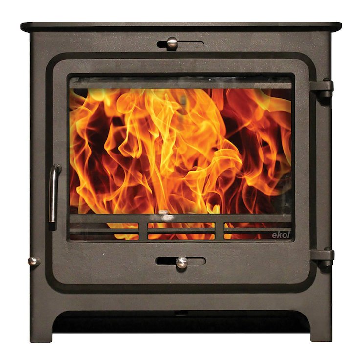 Ekol Clarity 30 Multifuel Boiler Stove - Black