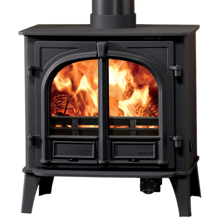 Stovax Stockton 8HB Multifuel Boiler Stove - Black