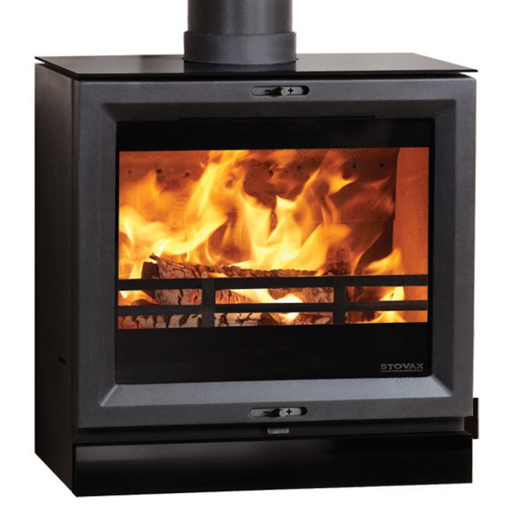 Stovax View 8HB Multifuel Boiler Stove - Black