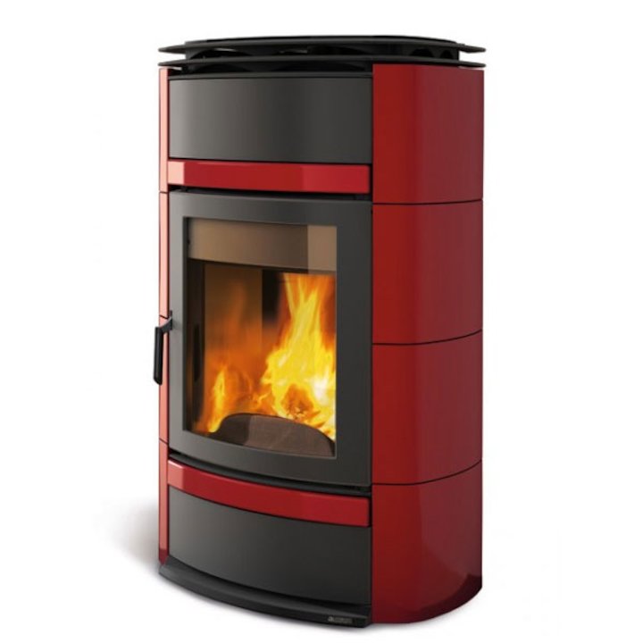 La Nordica Norma S Idro DSA Wood Boiler Stove - Bordeaux