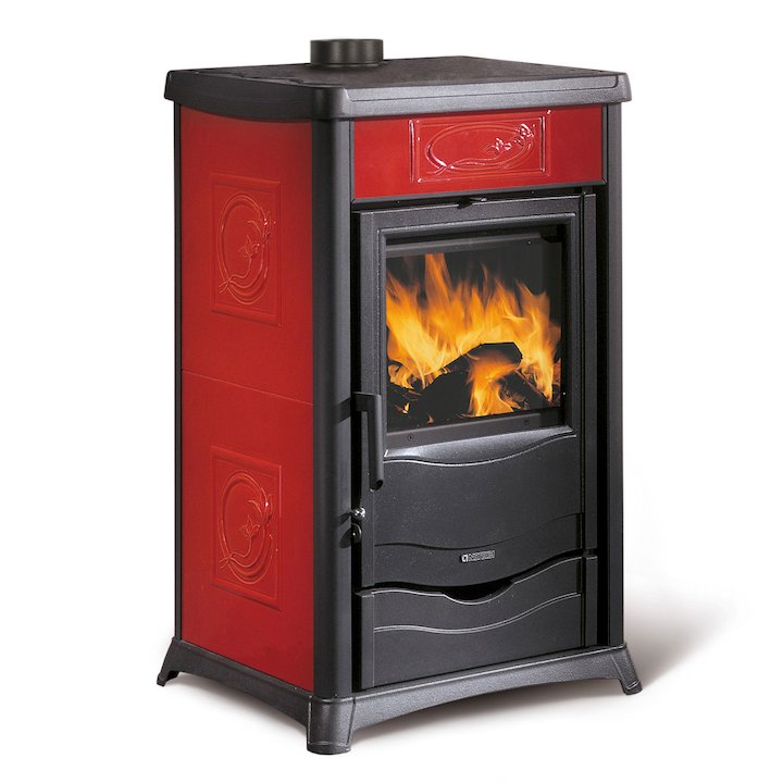 La Nordica Thermo Rosella Plus DSA Wood Boiler Stove - Bordeaux
