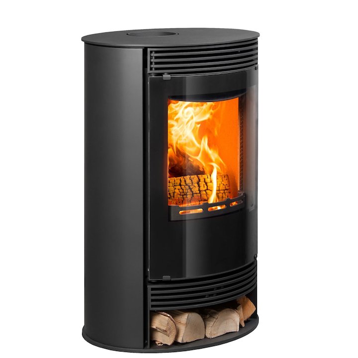 Cleanburn Stromstad Atta Multifuel Stove - Black