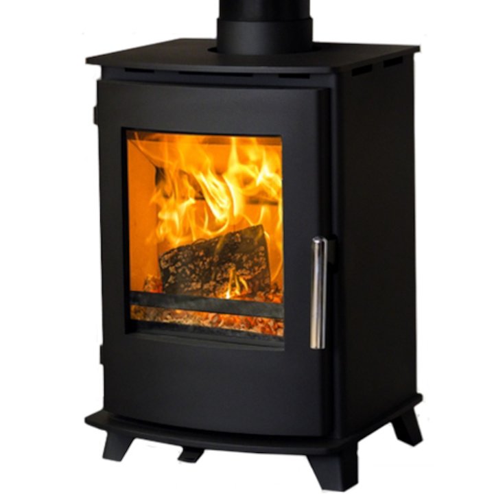 Pevex Newbourne 35FS Wood Stove - Black