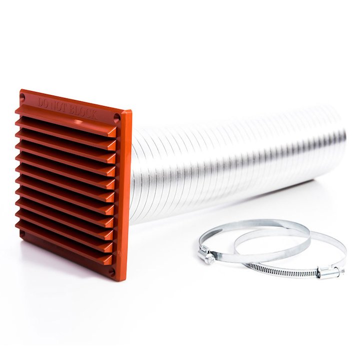 Rytons 80mm Direct Air Supply Kit - Terracotta