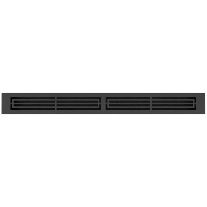 Rais 76 Convection Air Grill - Groove Effect - Black